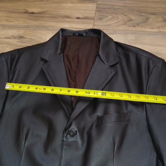 STAFFORD Genuine  Men's Versatile Jacket XL Color Brown 100% Leather - Picture 9 of 16